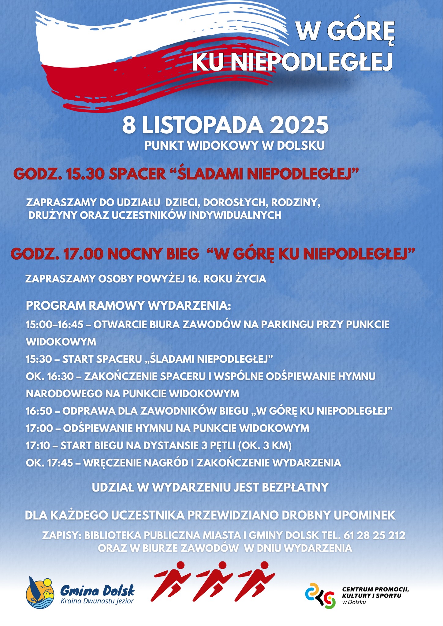 W górę ku niepodległej - plakat