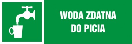 Woda zdatna do picia - baner