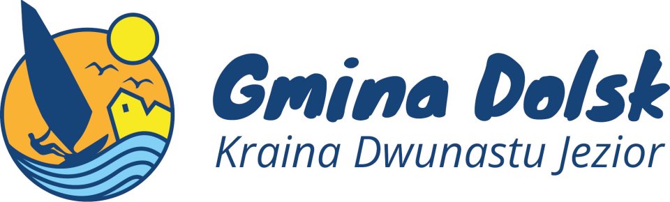 Logo gminy Dolsk w układzie poziomym.
