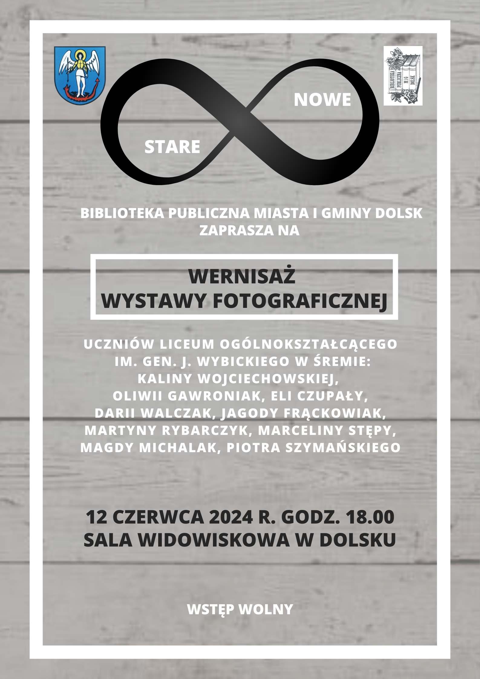 Wernisaż wystawy fotograficznej - plakat