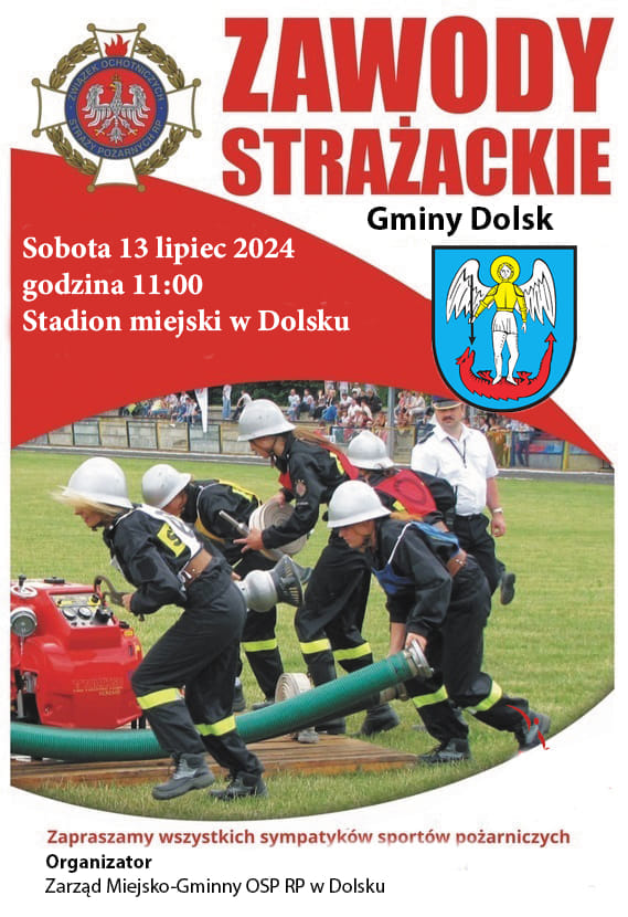 Gminne Zawody Sportowo-Pożarnicze - plakat