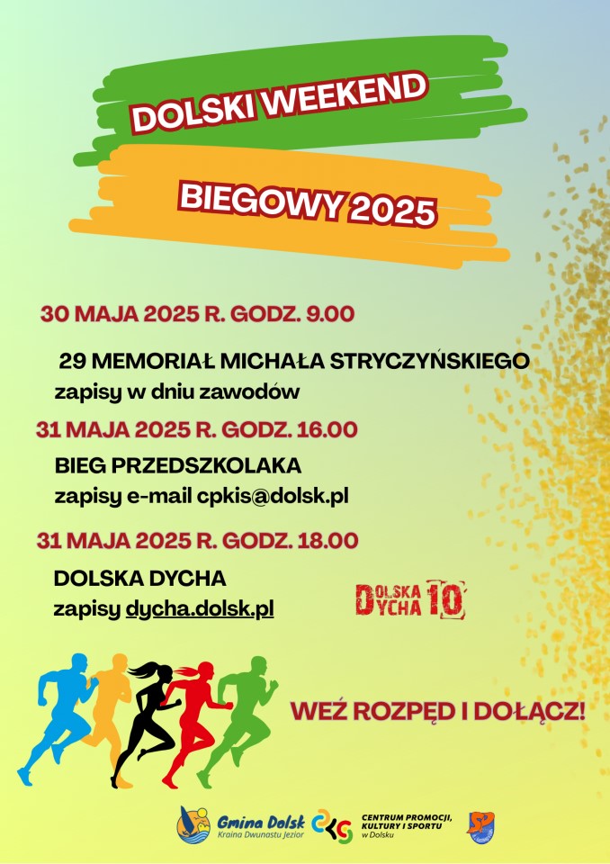 Dolski Weekend Biegowy 2025 - plakat