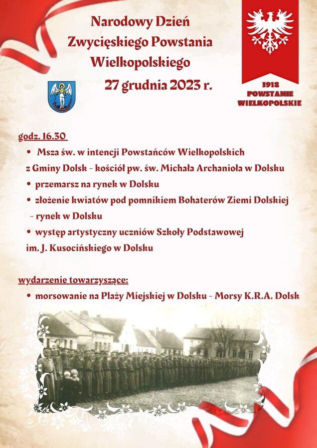 Narodowy Dzień Zwycięskiego Powstania Wielkopolskiego - plakat