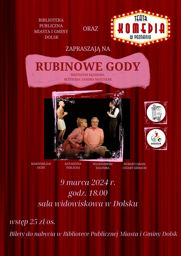 „Rubinowe gody” - plakat